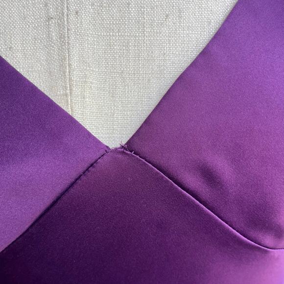 Victoria's Secret  Deep Romantic Purple Sleep Mini Chemise Mini Dress Sz M - Picture 6 of 9